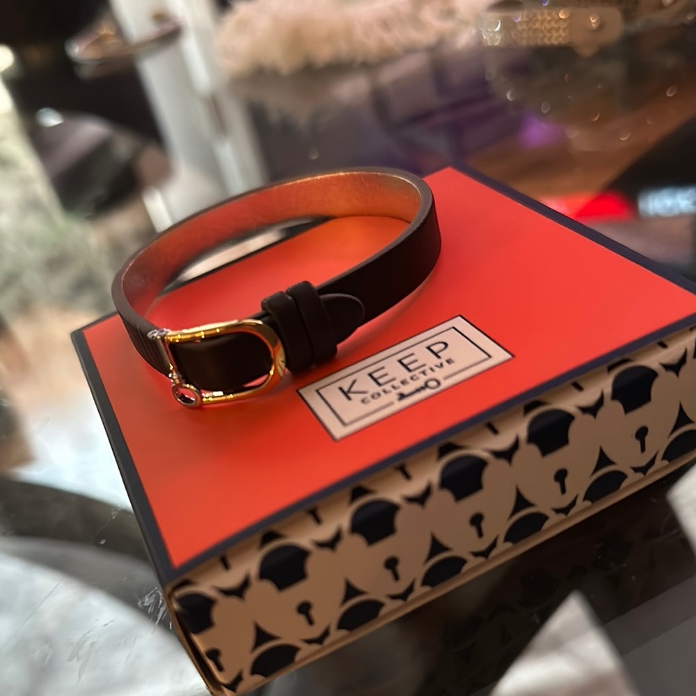 Keep Collective Brown Leather Bracelet